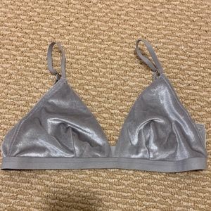 Madewell NWOT velvet bralette